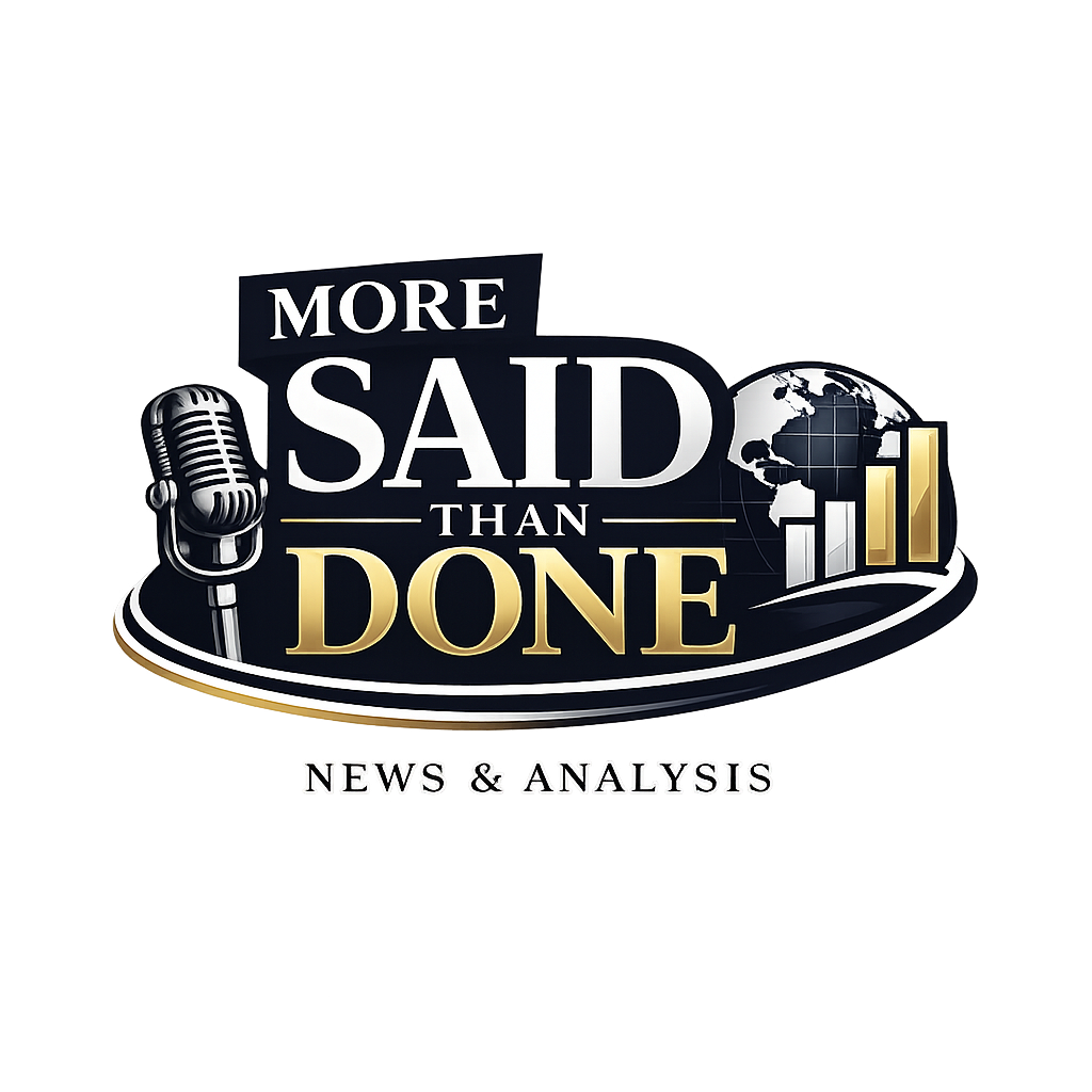 More Said Than Done — News & Analysis